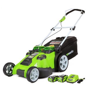Greenworks 20-Inch 40V Twin Force Cordless Lawn Mower 25302 G-MAX