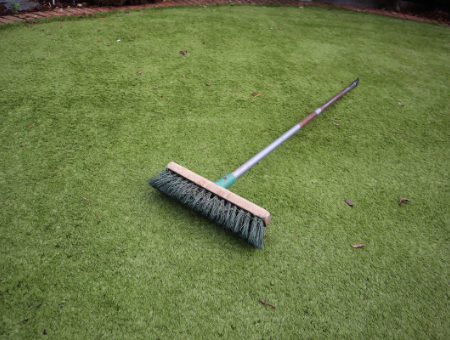 Brushing Your Artificial Lawn