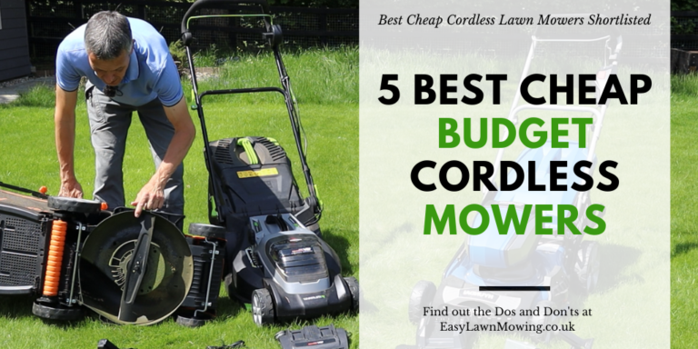 5 Of The Best Cheap Budget Cordless Lawn Mowers To Buy Right Now
