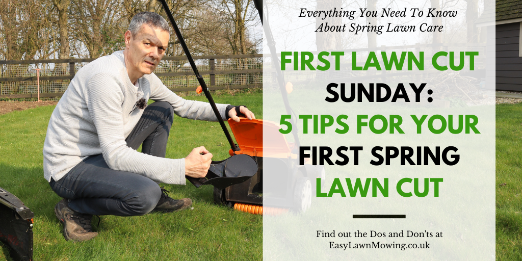 First Lawn Cut Sunday