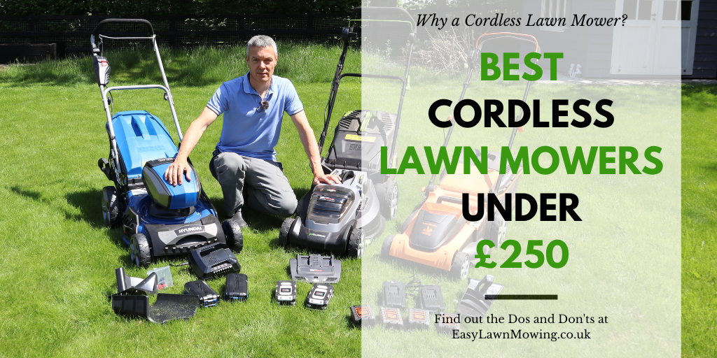 Best Cordless Lawnmower Under £250
