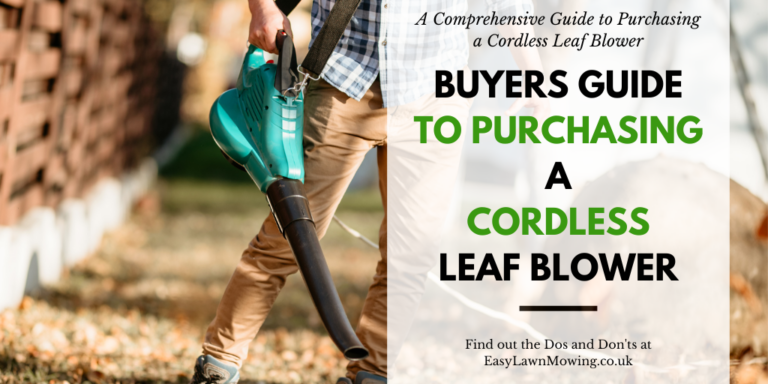 Buyers Guide To Purchasing a Cordless Leaf Blower