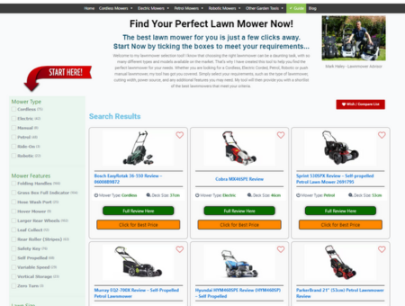 Best Way to Compare Lawnmowers