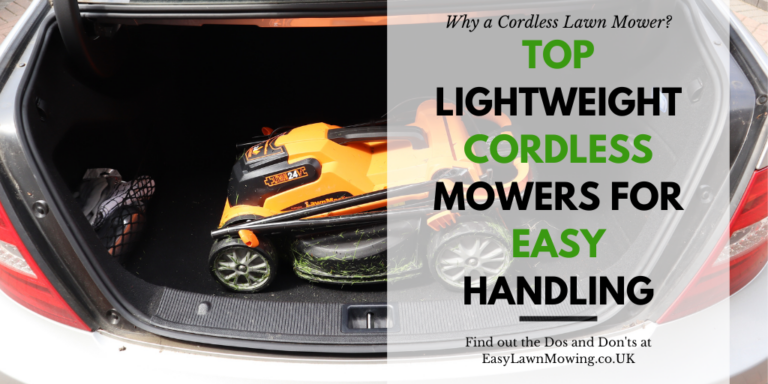 Top Lightweight Cordless Mowers for Easy Handling